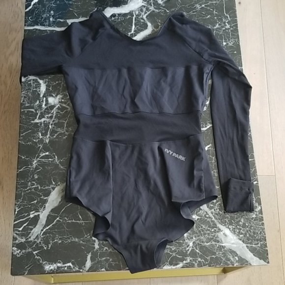 Ivy Park Mesh and stretch-jersey bodysuit S - Picture 4 of 11